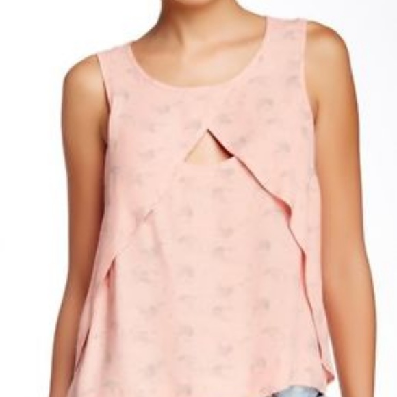 Free People Tops - Free People Look Through Tank in Coral